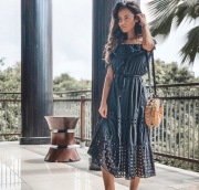 Taranko sukienka Hiszpanka z ażurowa koronką 38 M