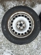 Felgi 16” 5x112 z ładnymi oponami zimowymi 215/65 R16, 8mm bieżnika!