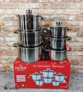 Zestaw Garnków ZILNER ZL-8123. Gaz, indukcj, halogen