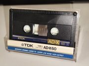 Kaseta TDK AD-X - 60  minut duże okienko 