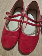 ZARA baletki czerwony połysk roz 29