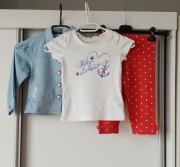 Zestaw ubrań dla dziewczynki rozm.104