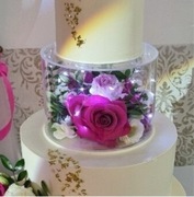 PROMOCJA!!! NOWY Separator do tortu z plexi, puste piętro. fi 18cm