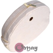 Beżowy organizer do Obag MOON LIGHT "jeans" Złoto 2 kieszenie wkład OMAY