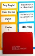 PUS 24 zestaw kontrolny 7 książek nauka j.angielskiego matematyka unikat