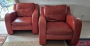 Dwa fotele 100 % skóra