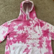 Bluza annsquad r.38 różowa w stylu tie day