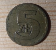 5zł, rok 1975