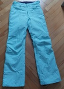 Seledynowe spodnie narciarskie Wanabi rozmiar 152