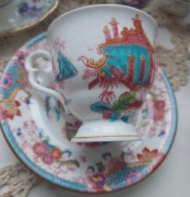 Porcelana angielska cauldon  , filiżanka ze spodkiem 