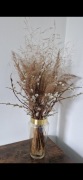 Bukiet z traw polnych oraz bazi kotki