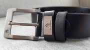 Pasek męski skórzany nowy 105 cm czarny