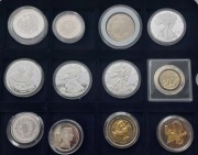 Paleta , zbiorek z 12  monetami z kolekcji od 1 zł 