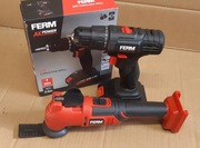 Wkrętarka Ferm 20v i Narzędzie wielofunkcyjne Ferm20v