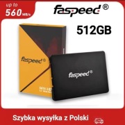 Dysk SSD 512GB Faspeed 3D NAND flash TLC SATA III 560MB/s Laptop Konsola PC