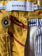 Spodenki/shorty męskie Reserved r30 żółte w liście