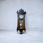 Piękny stary zegar F.M.S. po serwisie i konserwacji z mojej kolekcji