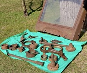 Części do Ursusa c45, podnośnik, rama z szybą, wałki, półoś, koła