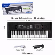 Keyboard Elektroniczny dla Dzieci 37 Klawiszy z Mikrofonem