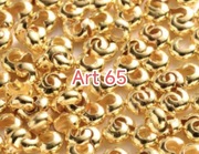 Akcesoria klipsy metalowe, w kształcie litery C do wyrobu biżuterii art 65