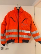 Kurtka robocza, zimowa dwustronna, odblaskowa. Kurtka pilotka odblaskowa