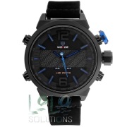 Nowy Duży zegarek dual time Weide od firmy