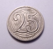 Czechosłowacja 25 halerzy 1933 ŁADNA!