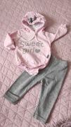Dres dziewczynka roz. 0-3m