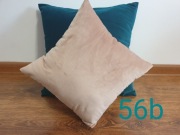 M056 poszewki na poduszki 30x30 róż welwet welur