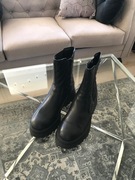 Botki Zign skóra naturalna 38 czarne