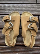 Zara r. 23 sandały klapki dziecięce skórzane oryginalne