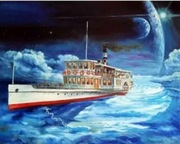 Robert Wiśniewski, Galaktyczny parowiec  2023r, Obraz