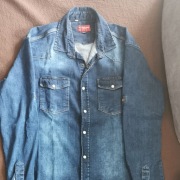 KOSZULA MĘSKA JEANS  ROZMIAR 44