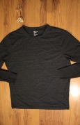 Koszulka H&M r. L szara męska dł rękaw bawełniana 
