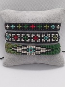 Zestaw bransoletek z koralików w stylu boho 