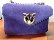 Pinko Damskie Cupido Messenger Mini Zamsz