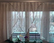 Firany gotowe z lamówką