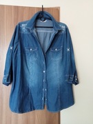 Koszula jeansowa Narzutka jeansowa LARISSA r. 50