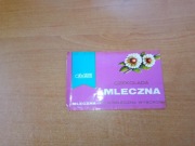Społem czekolada mleczna wyborowa lata 80 PRL puste opakowanie okładka