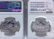 10 ZŁ 125 LECIE TEATRU SŁOWACKIEGO 2018 NGC PF70 ! MAX IDEAŁ