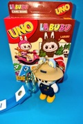 Karty UNO – LABUBU +  Brelok Labubu w Kapeluszu (silikon/PCV)