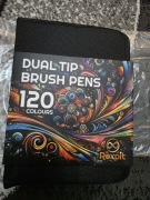 Zestaw 120 Profesjonalnych Mazaków Dwustronnych Roxpit 