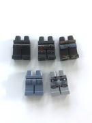 Mix zestaw 5 nóg z nadrukiem do minifigurek LEGO