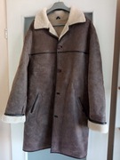 męski kożuch ze skóry naturalnej