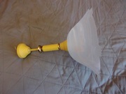 Lampa sufitowa pojedyncza ze szklanym kloszem