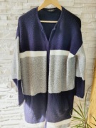 Granatowy  długi kardigan damski Dorothy Perkins L