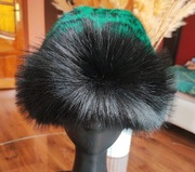 Futrzana czapka na zimę,HIT!!! Czapka sztuczne 
