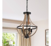 Rustykalny Żyrandol Lampa Wisząca Lampa Rustykalna