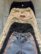 Długie spodnie -7 sztuk ( zestaw ), wzrost ok. 104 - 110 cm