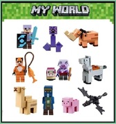 Figurki Ludziki typu Minecraft Duże Figurki składane jak LEGO 10 sztuk.